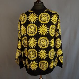 Gianni Versace Wool Sweater Baroque Medusa Mens XL
